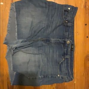 Jean cutoff shorts